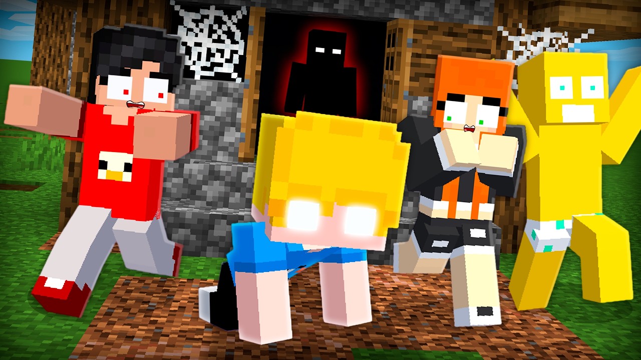 FINGI ser um BEBÊ HEROBRINE para TROLLAR meus AMIGOS no Minecraft!