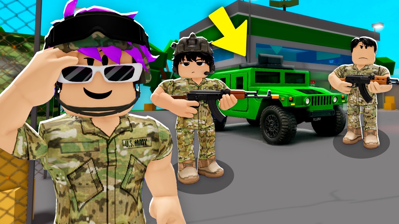 VIREI UM SOLDADO no BROOKHAVEN RP