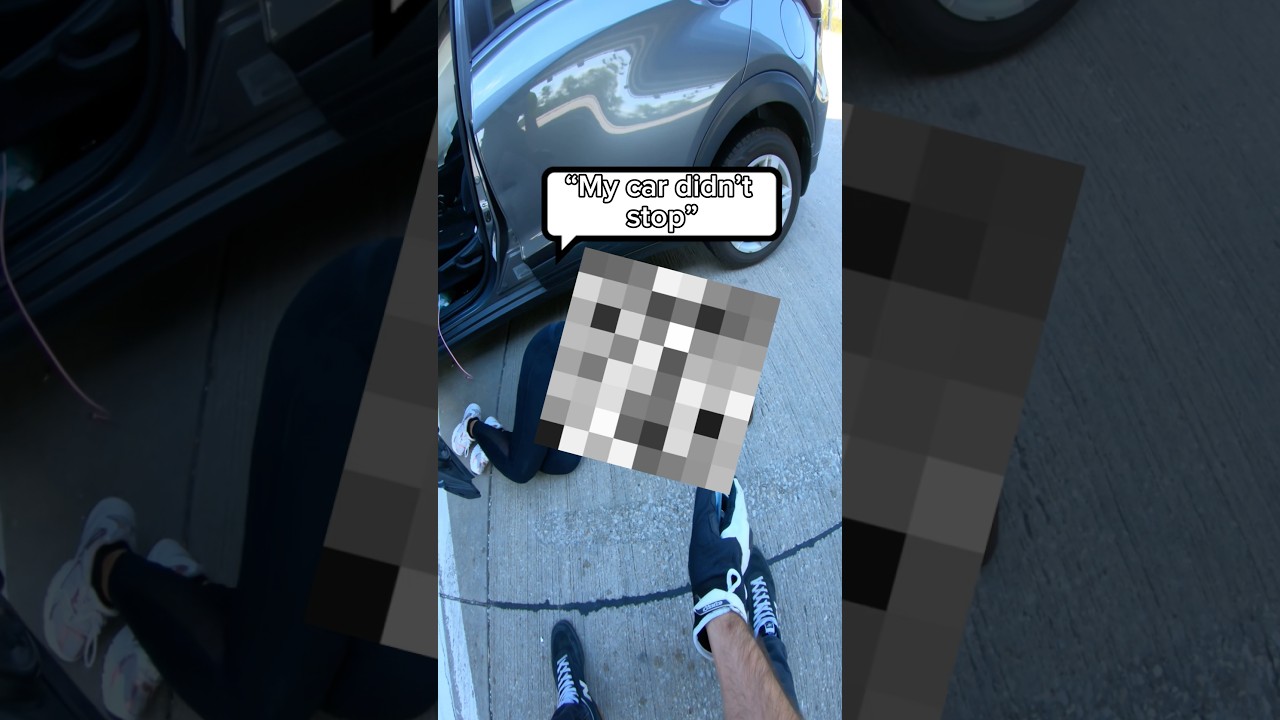 She uhhh.. She can’t park there #crash #carcrash #automobile #car #motorcycle #vlog #emergency #fyp