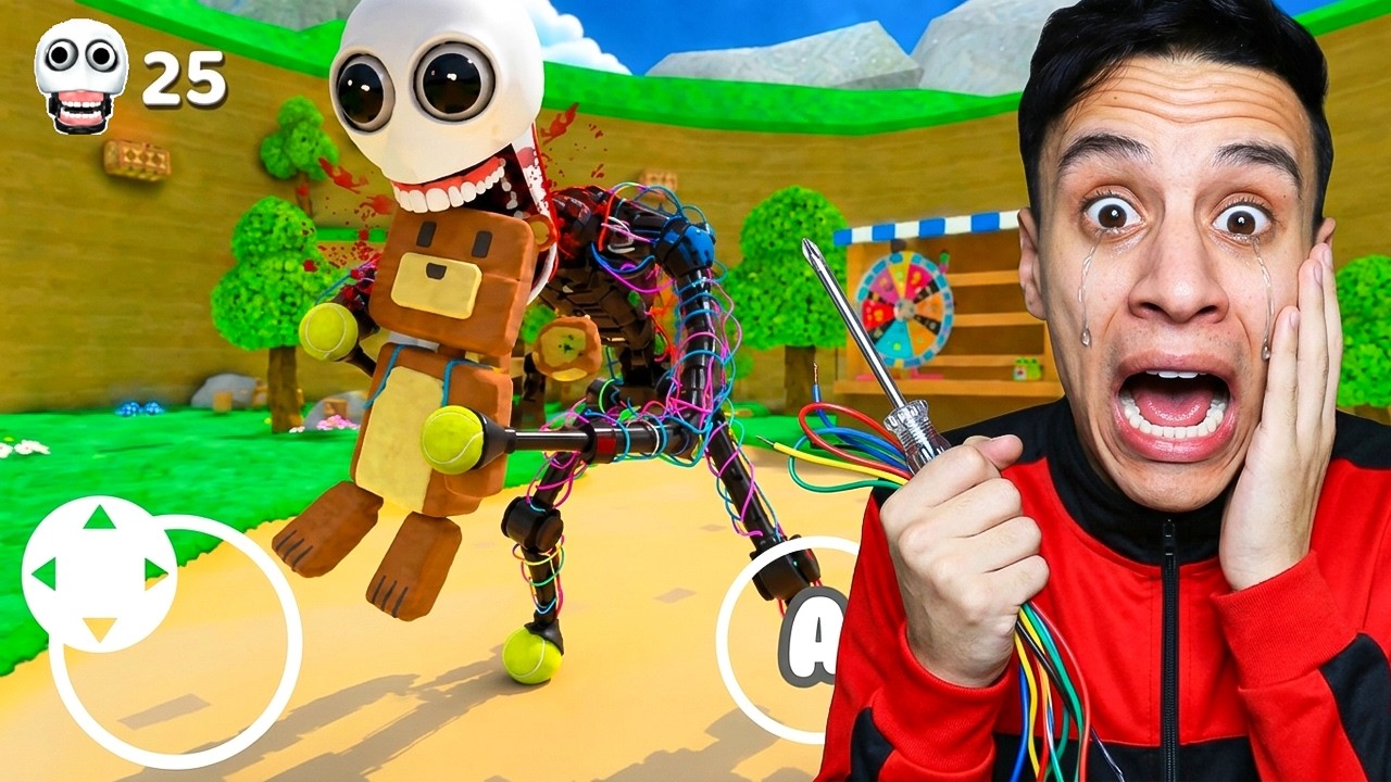 صنعت روبوت مرعب من الأسلاك وخرج عن السيطرة في لعبة Super Bear Adventure!! 😱🔥