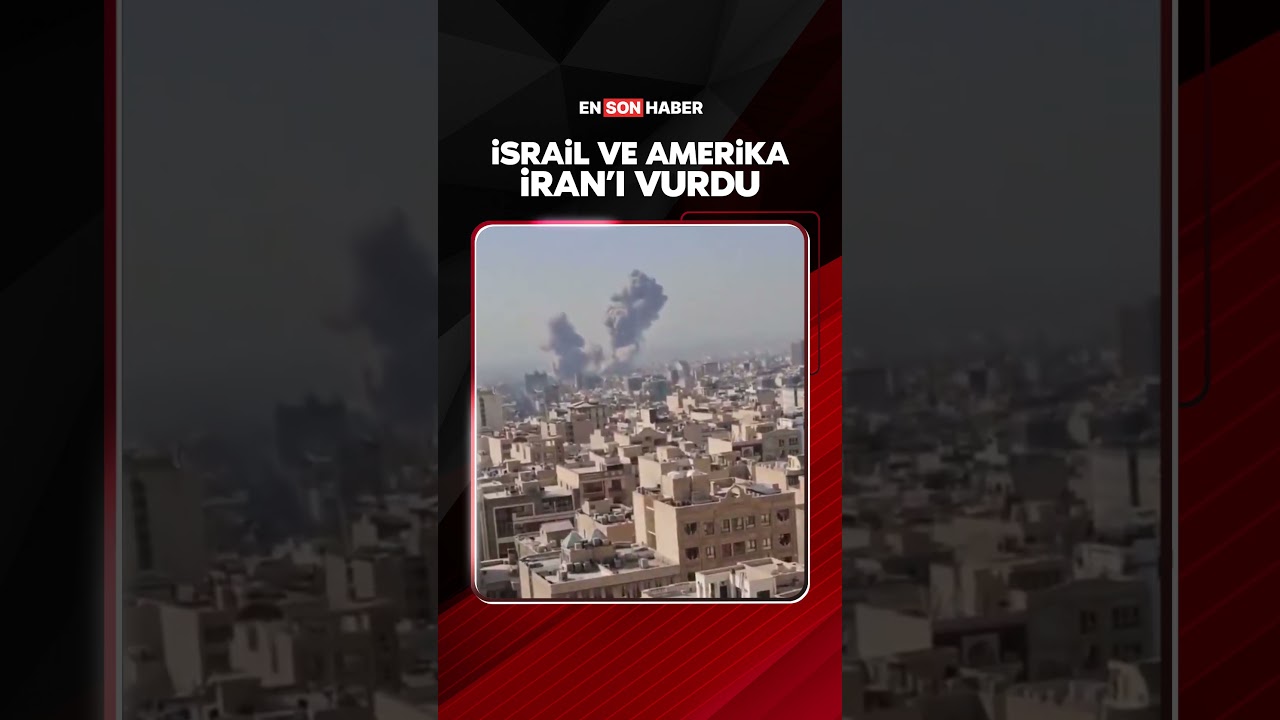 İsrail ve ABD İran'ı vurdu #shorts
