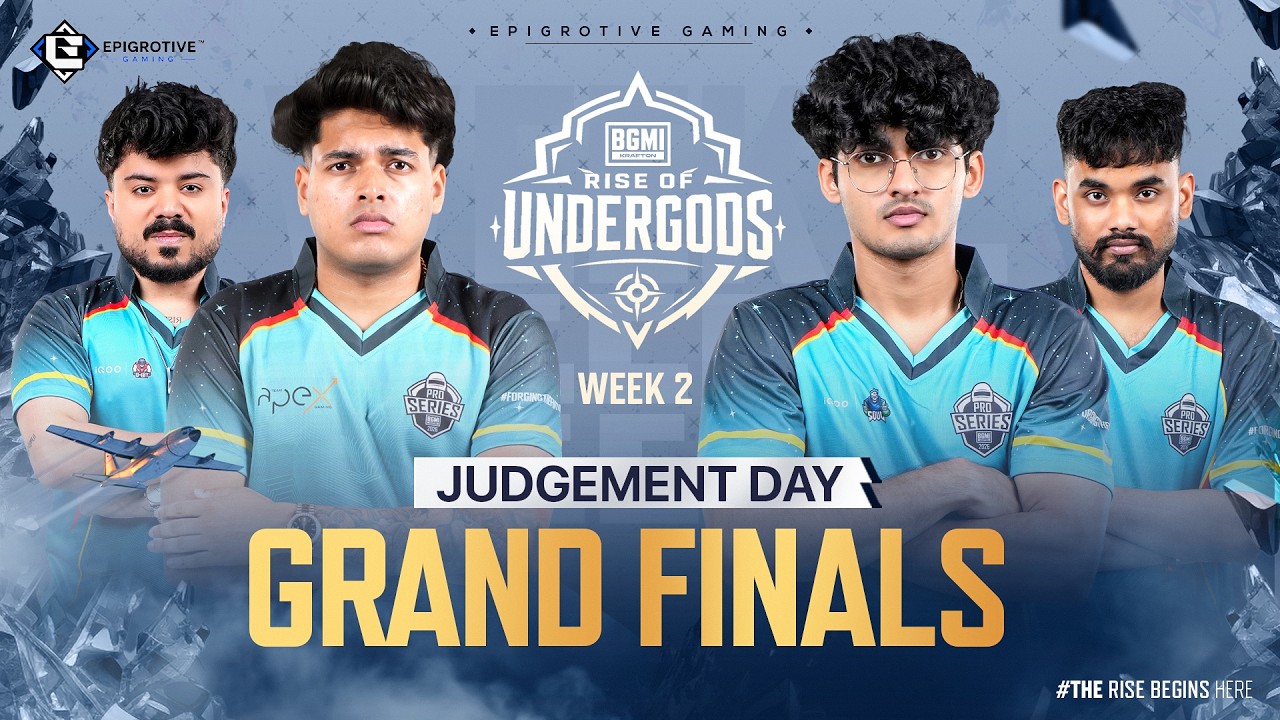 Epigrotive Rise of UnderGods WEEK - 2 JUDGEMENT DAY 🧿 | FT. #Apexgaming #soul #divinegaming #8bit