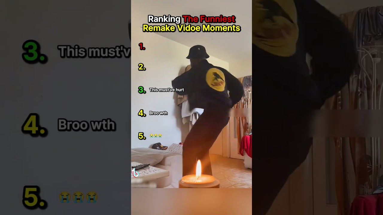 Ranking The Funniest Remake Vidoe Moments #shortvideos - Published by Rankify