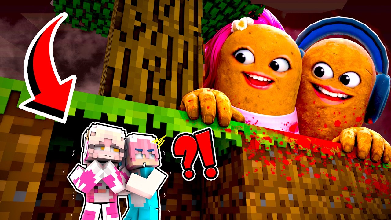 MOMON & ATUN JADI KECIL DAN SEMBUNYI DARI ANOMALY ATUN & MOMON KENTANG di MINECRAFT @BANGJBLOX 