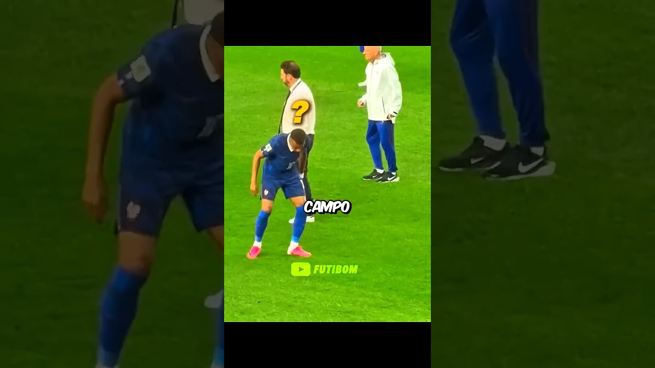QUANDO O MBAPPÉ VIU UM PROBLEMA NO CAMPO😂😳