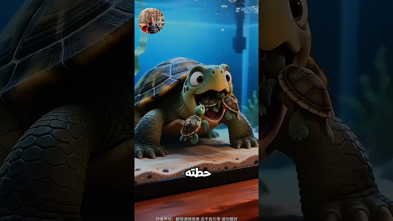 شاهد ماذا فعلت الفتاة مع السلحفاة 😱