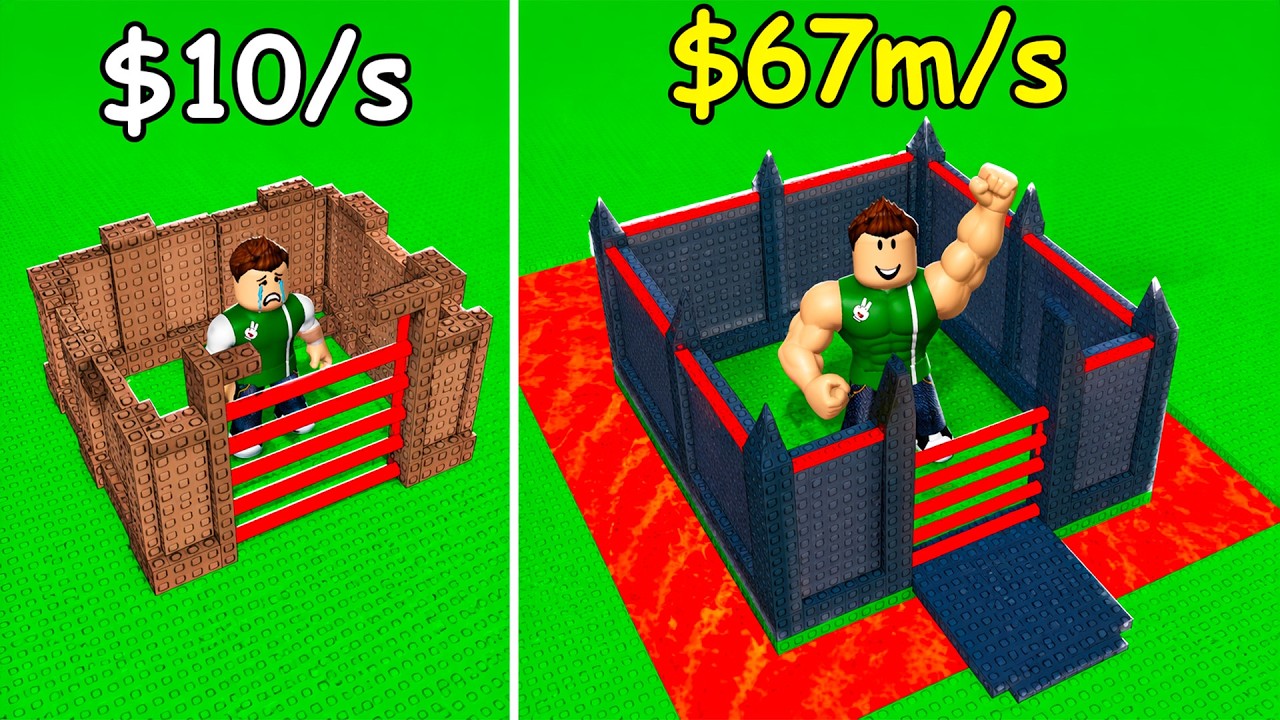 بناء حصن امن للدفاع عن النفس لعبة roblox !! 😱💪