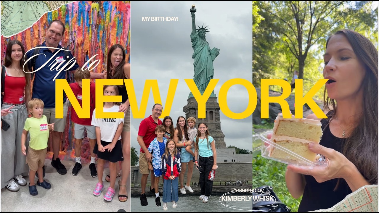 Our New York City Mansion Tour 🗽 My Birthday, Sightseeing with 5 Kids, SlooMoo, EVERYTHING!