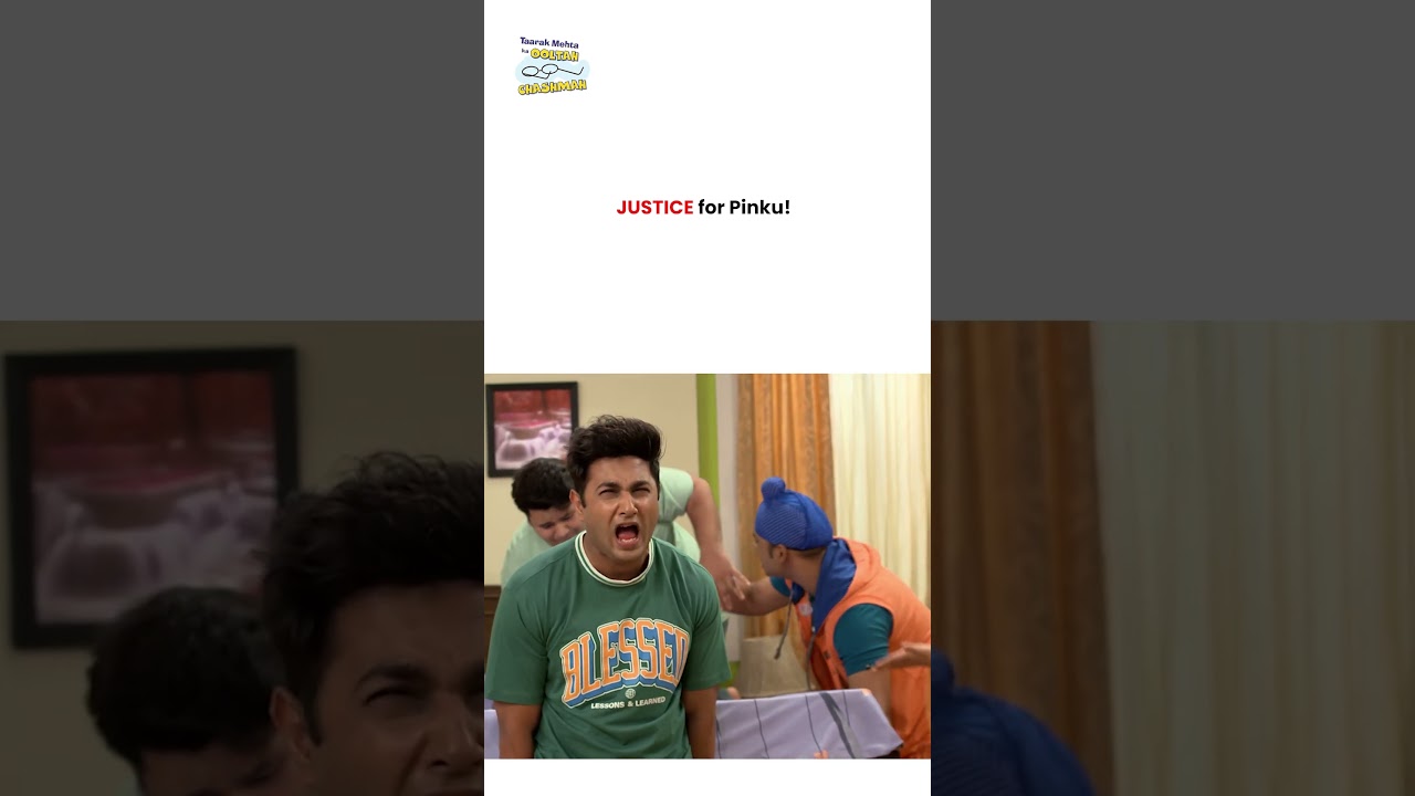 Justice for Pinku ! #tmkoc #funny #jethalal #daya #shortsfeed