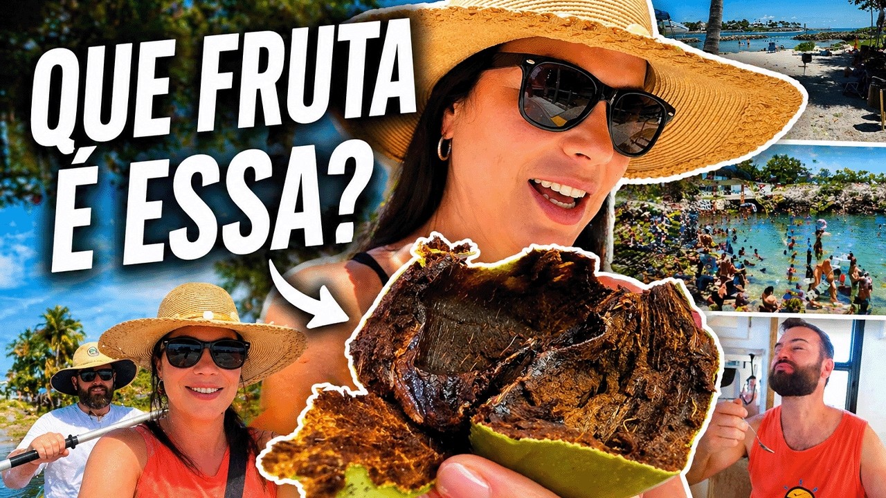 A fruta que parece mousse de chocolate 🤯 + parque cheio, caiaque e mudança de planos na viagem