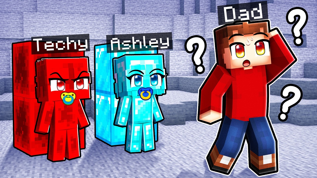 PARENTS vs KIDS ONE COLOR Hide and Seek in Minecraft!