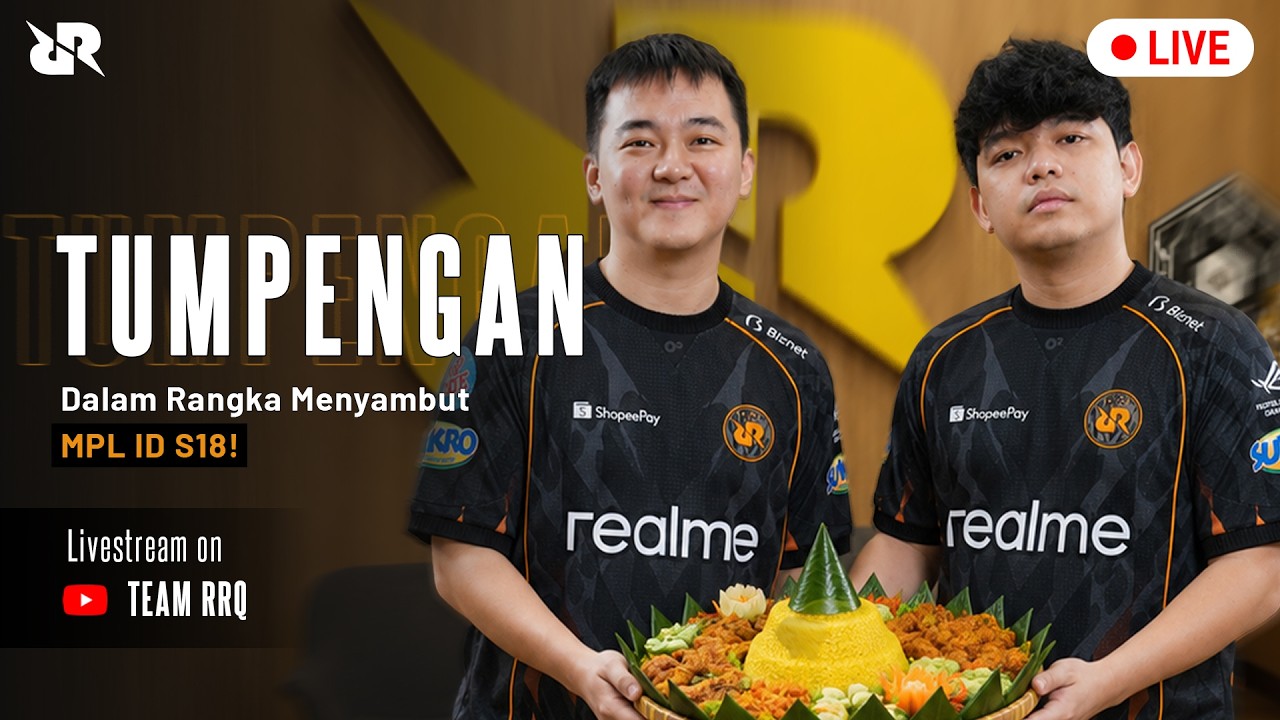 TUMPENGAN MENYAMBUT MPL ID S18 | RRQ LIVESTREAM