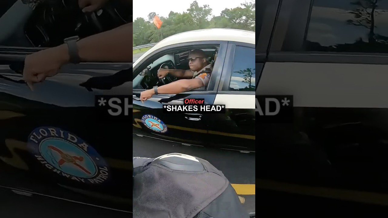Biker Gets Shut Down by Rude Trooper