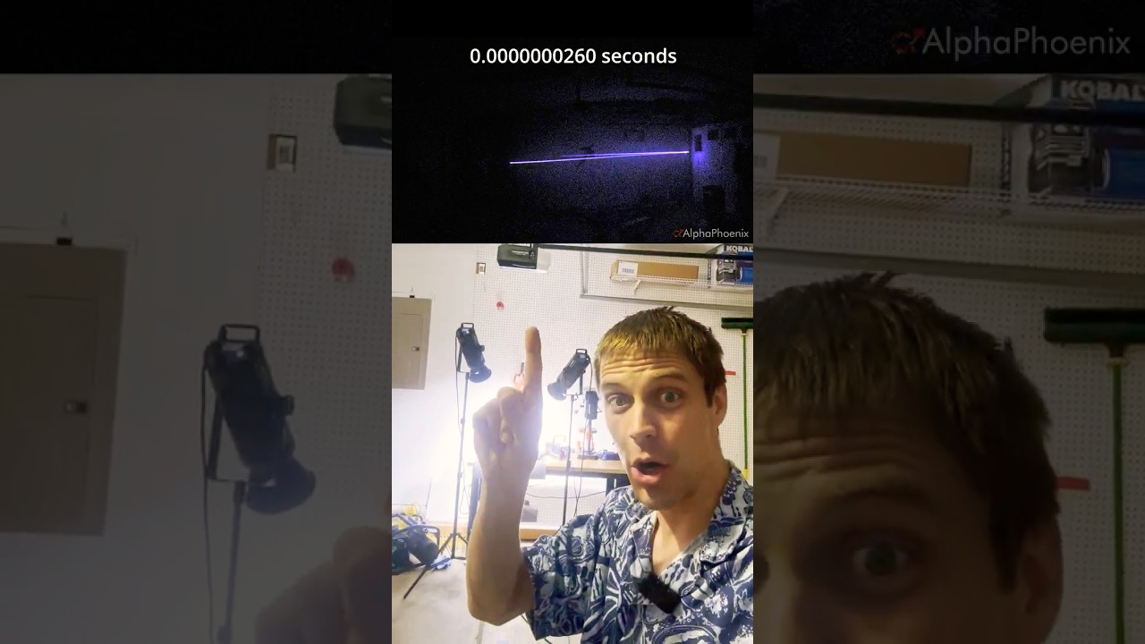 Is this camera "faster than light"?