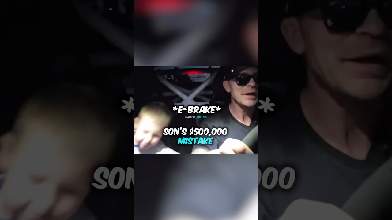 Son Almost Crashes Porsche! 😱