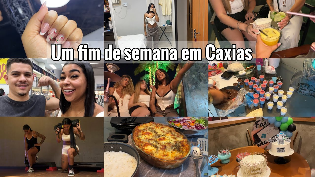 VLOG: Fiz a unha|Encontrei amigas da escola| Almoço pra sogra+ Treino e preparativos de aniversário✨