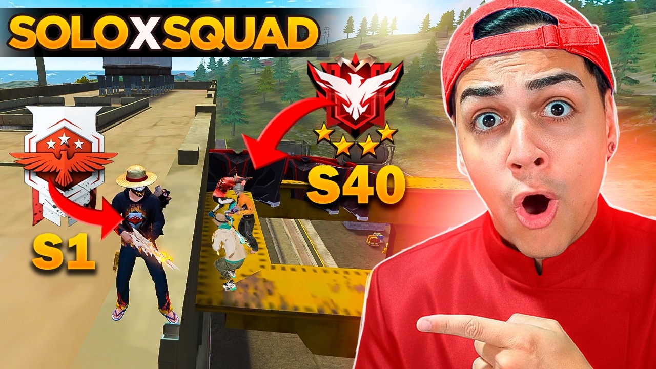 É ISSO QUE UM MESTRE RAIZ FAZ COM SQUAD DE MESTRES NUTELA NA RANQUEADA DO FREE FIRE!!