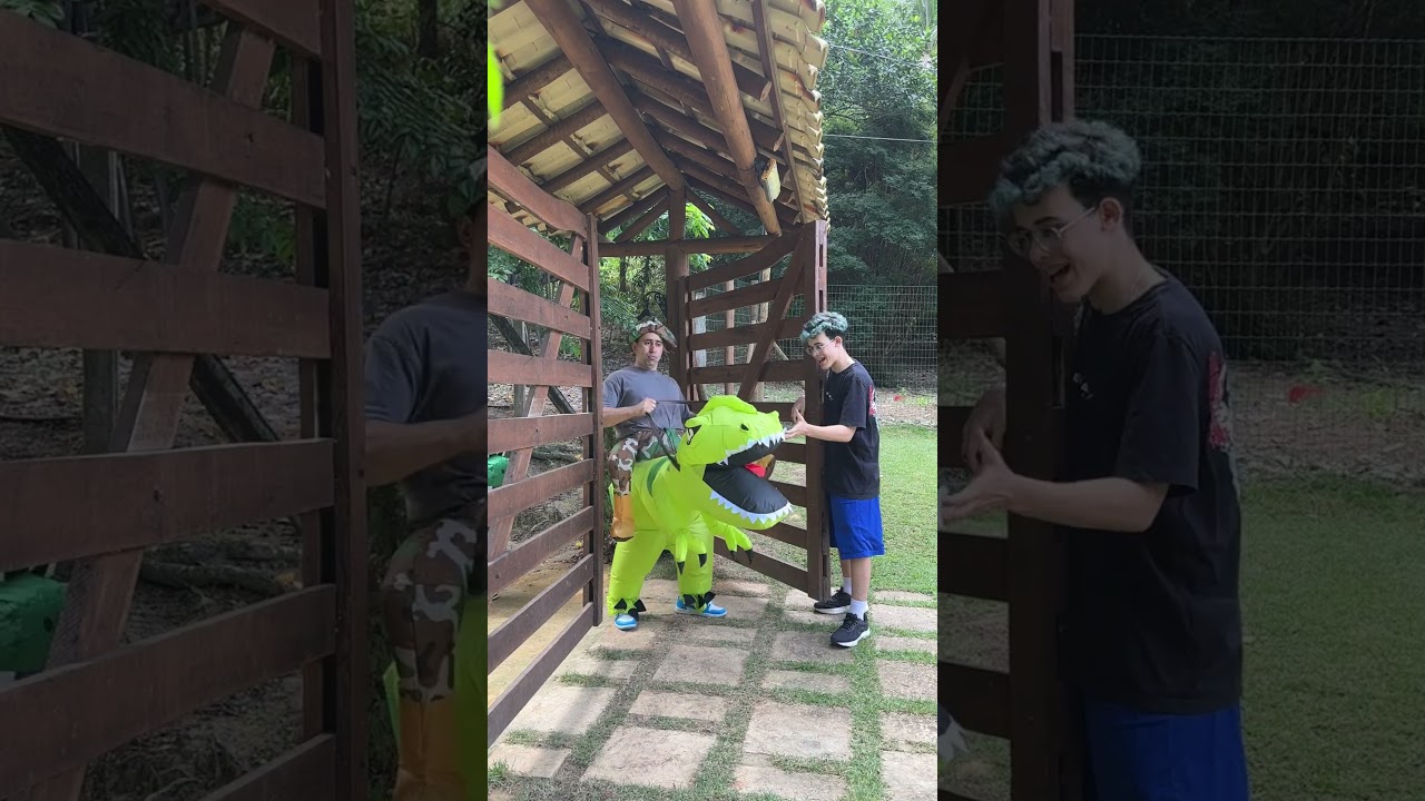 SÓ PODE ENTRAR DINOSSAURO! #shorts