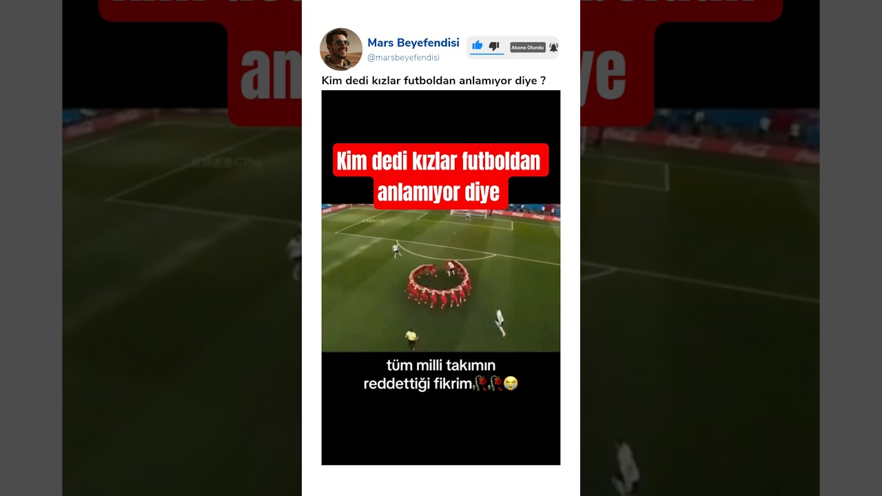 Yapay zekayla oluşturduğu futbol taktiğini paylaşan kız