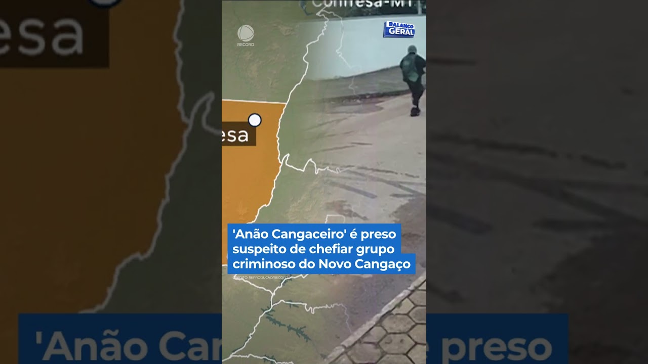 'Anão Cangaceiro' é preso suspeito de chefiar grupo criminosos #BalançoGeral #Shorts