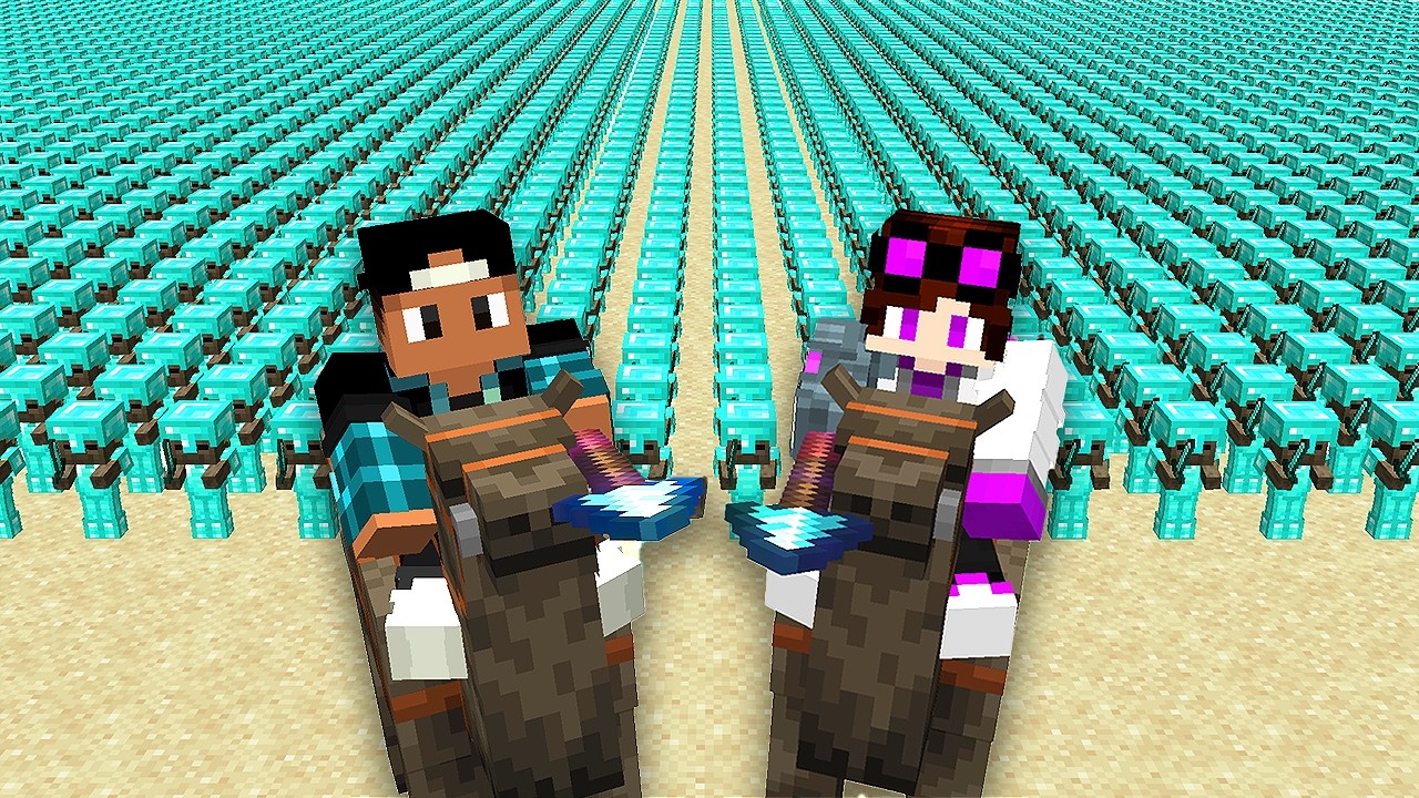 O EXÉRCITO DE FARAÓS ZUMBI DO MINECRAFT