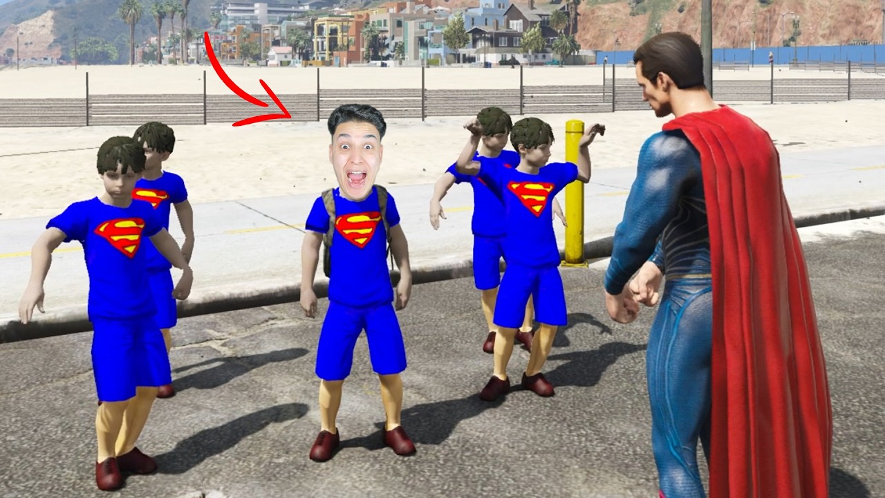 دخلت مدرسة الابطال الخارقين 😱 والمعلم كان سوبر مان !! فى GTA 5