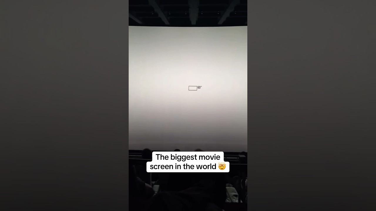 WORLD RECORD IMAX Screen 😱 #worldrecord #movies #odyssey #relatable #xyzbca