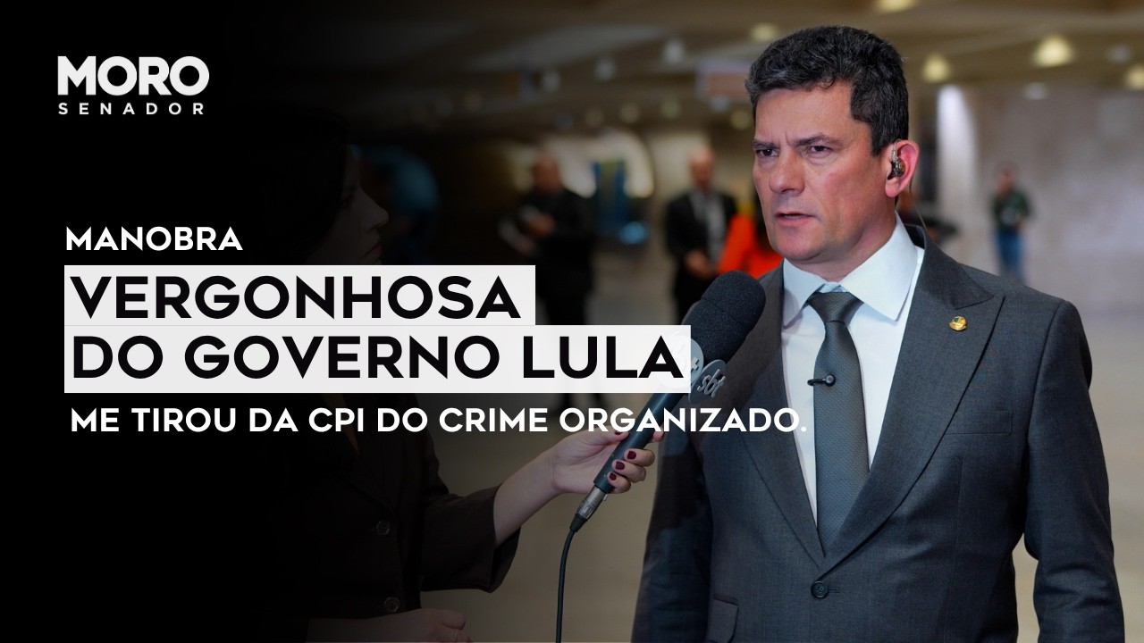 MANOBRA VERGONHOSA DO GOVERNO LULA ME TIROU DA CPI DO CRIME ORGANIZADO