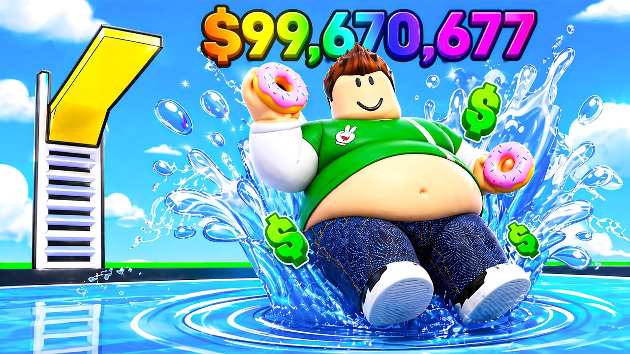 عملت اللي عليا و بقيت تخين بسبب نصيحة الدكتور المجنون لعبة roblox !! 😭