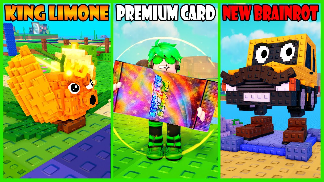 Aku Pakai Tanaman Secret King Limone Untuk Dapat Brainrot Terbaru - Roblox Plant Vs Brainrot