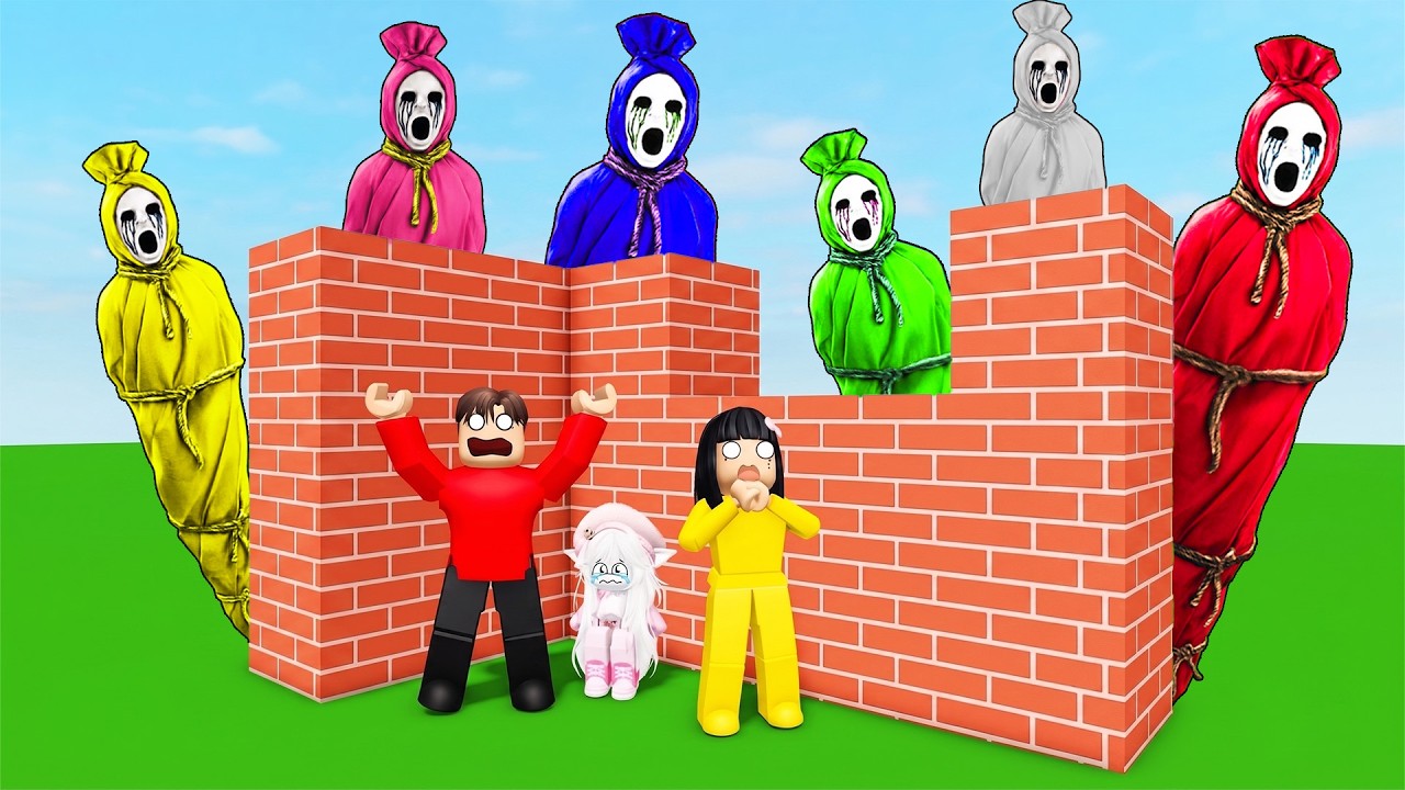 Yuta Mio Buat Benteng Aman Dari Pasukan Hantu Pocong Warna Warni | ROBLOX
