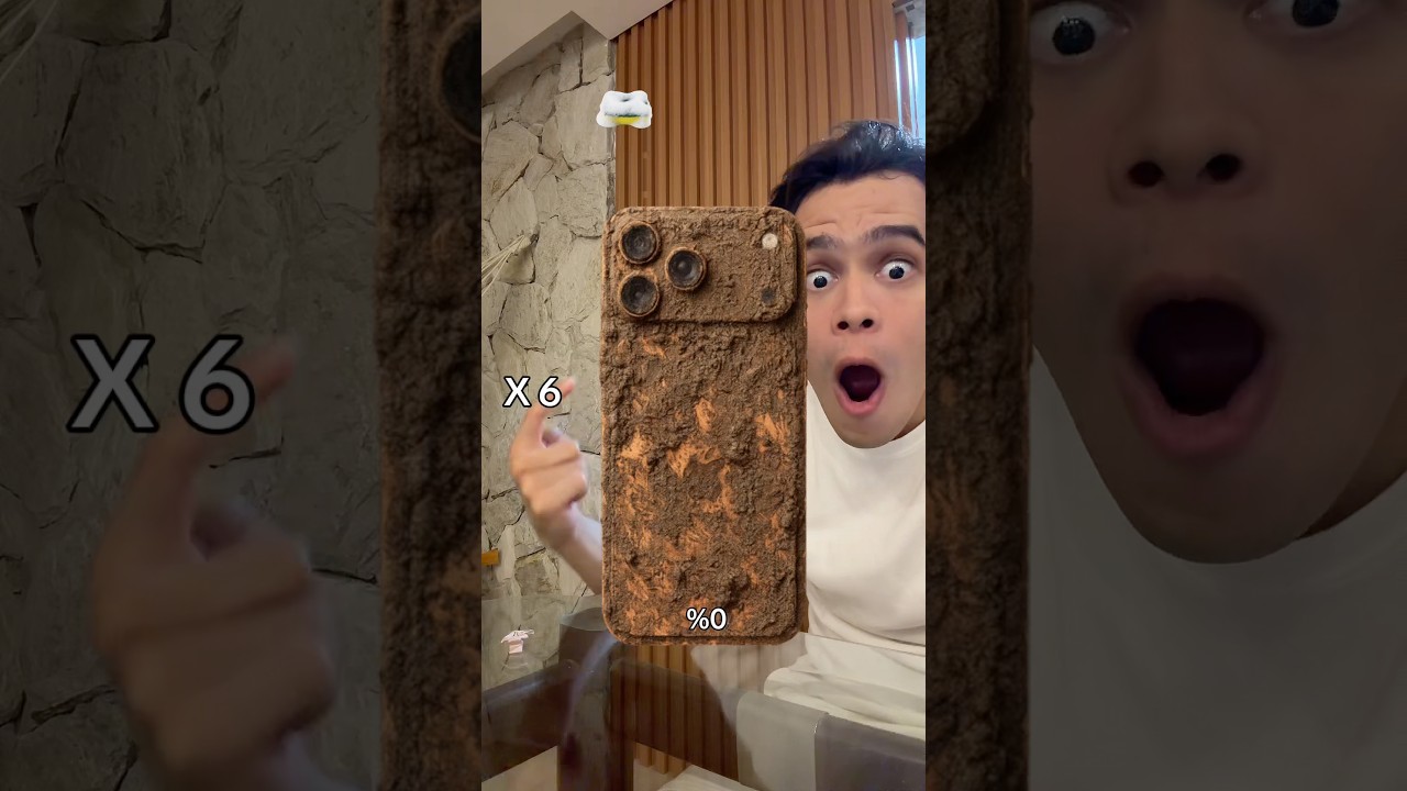 iPhone 17 com BARRO! 😱 Limpeza