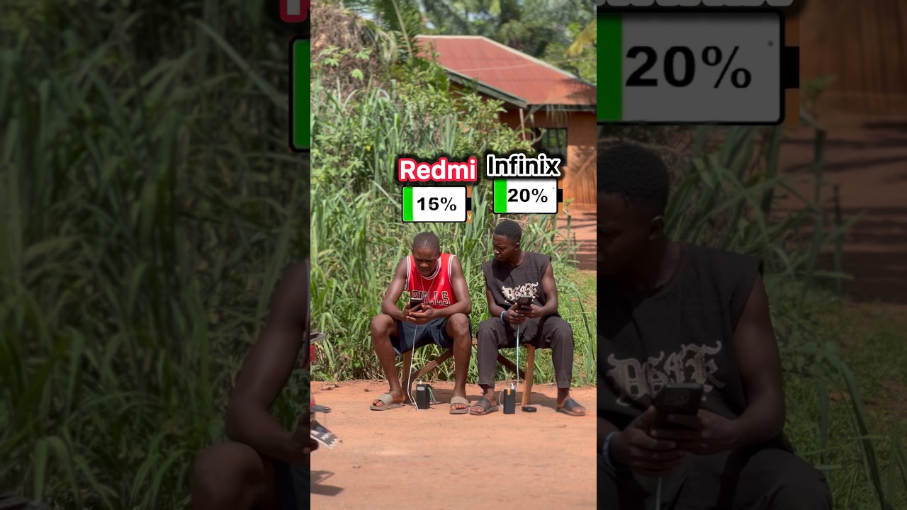 Redmi vs Infinix charging 😳