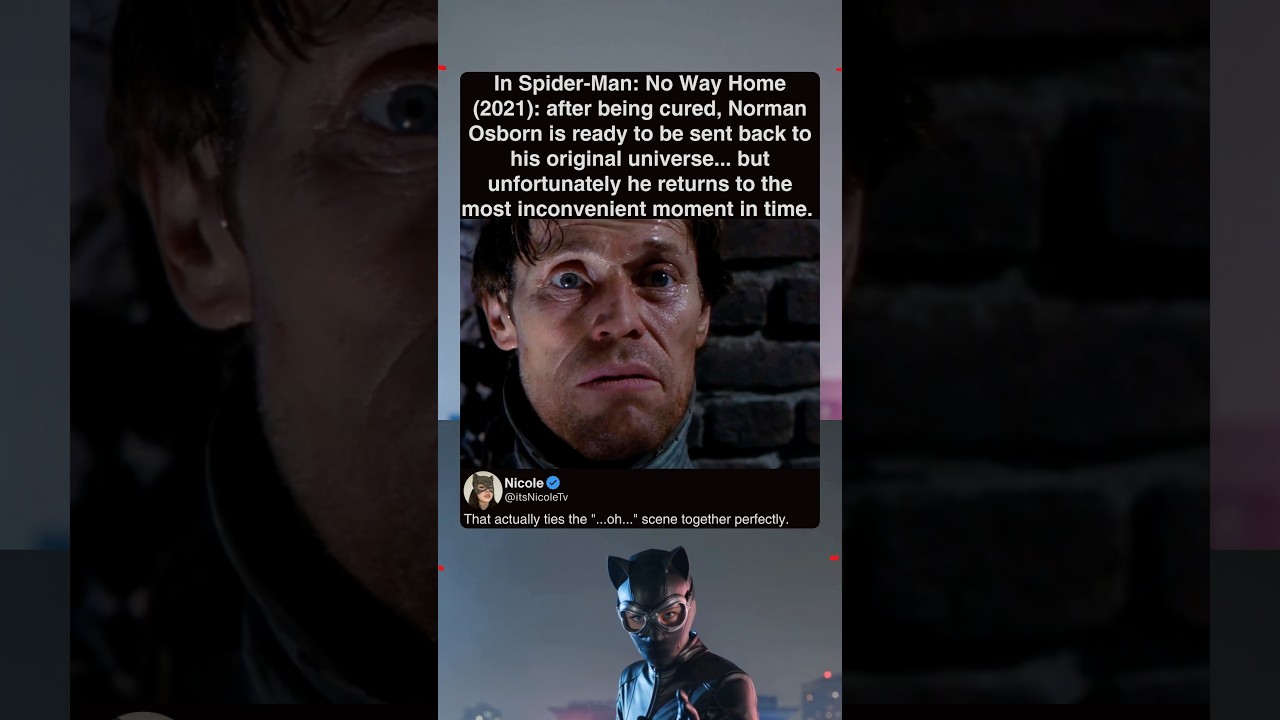 Spider Man No Way Home 2021-Green Goblin’s death explained #spiderman #marvel #greengoblin #mcu