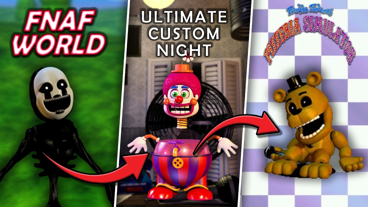 I tried a 3 FNAF game CROSS-RANDOMIZER