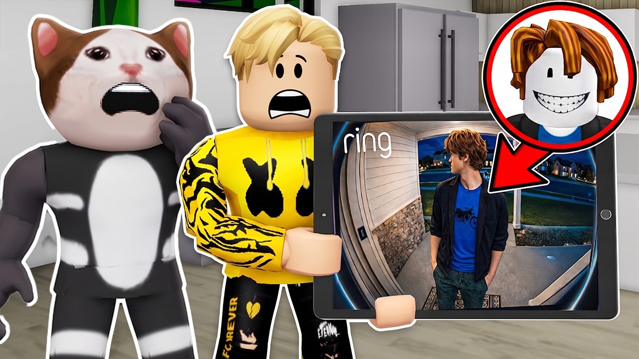 فيلم روبلوكس : كاميرا المراقبة كشفت الكارثة.. البيكون المبتسم قدام الباب! 🕵️‍♂️🚨