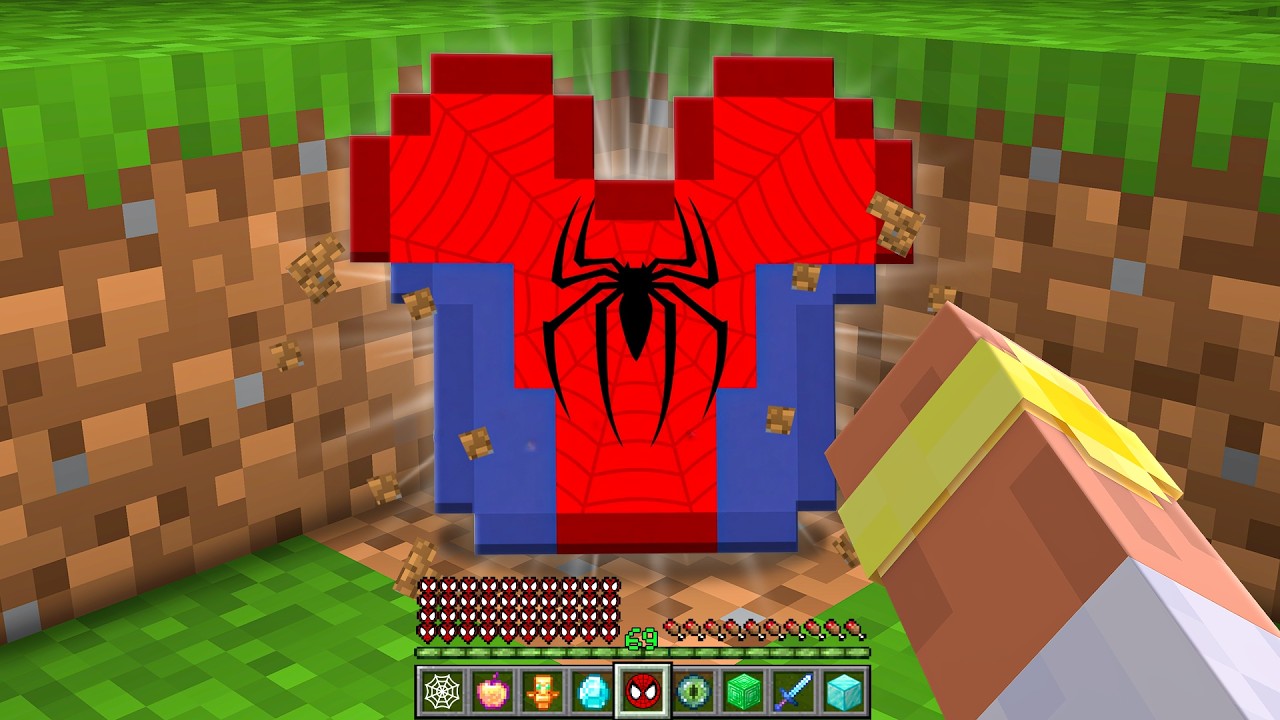 Minecraft But Our Drops are Random SUPERHEROS!