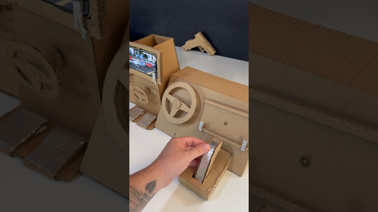 Volante com câmbio de marcha para jogos de carro #shorts