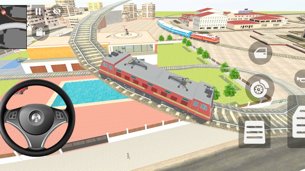 Franklin found the secret railway track 🚂 Indian Theft Auto simulator 😱💥