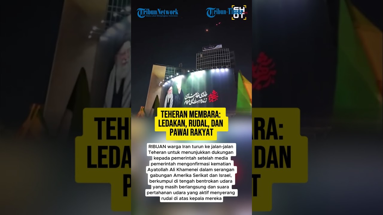 Teheran Membara: Ledakan, Rudal, dan Pawai Rakyat
