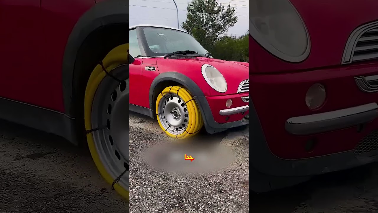 صلح كاوتش عربيته بطريقة عبقرية🚗