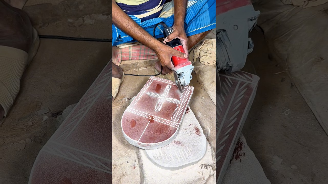 Turning Raw Stone into a Beautiful Shilpata Design Techniques. #viral #foryou #youtubeshorts #shorts