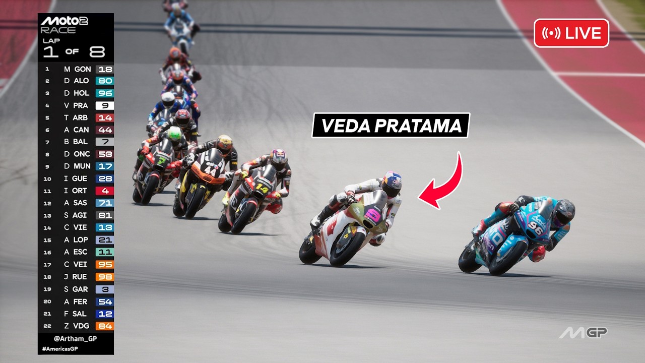 MotoGP 2026❗VEDA PRATAMA CETAK ROKOR DI GP AMERIKA 🇺🇸❗CIRCUIT OF THE AMERICAS❓#AmericasGP 2026