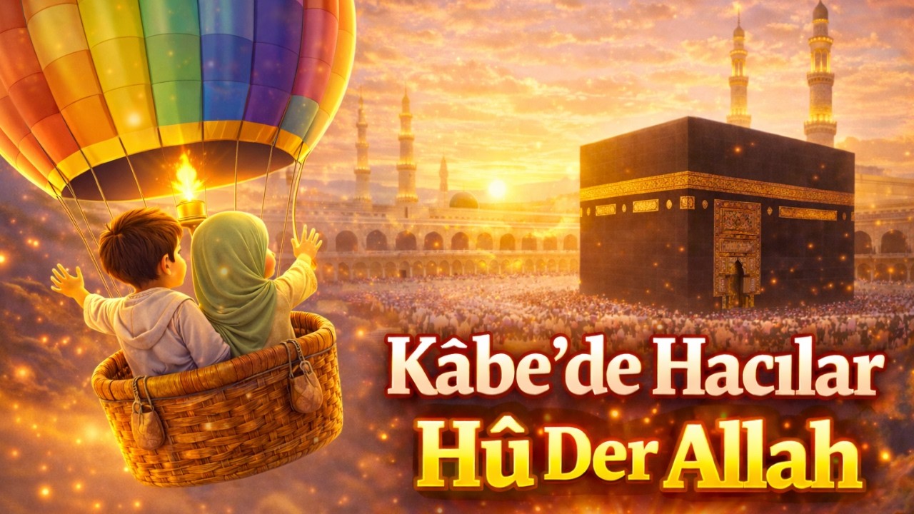 Kâbe’de Hacılar Hû Der Allah 🎈 Balon Macerali Kâbe Yolu | Türkçe Çocuk İlahi | MasalNova