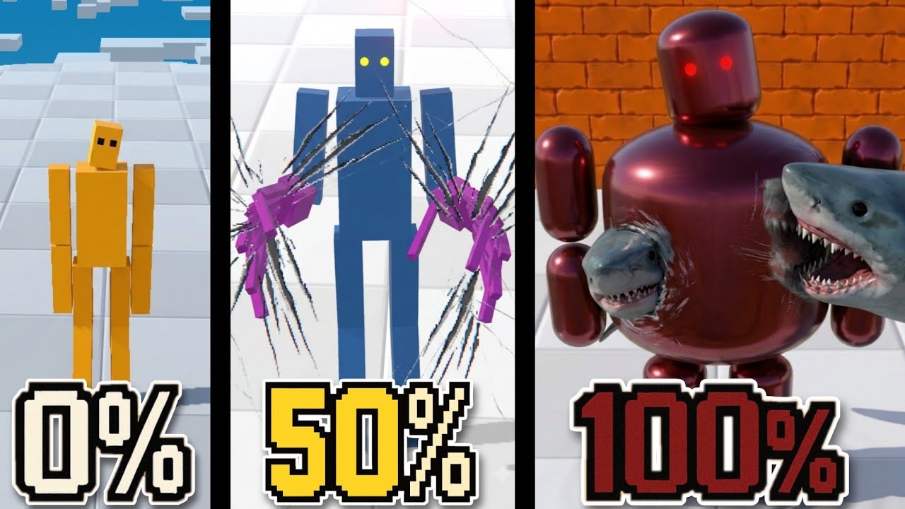 Aku 100% GIANT RAGDOLL di Tackle Battle