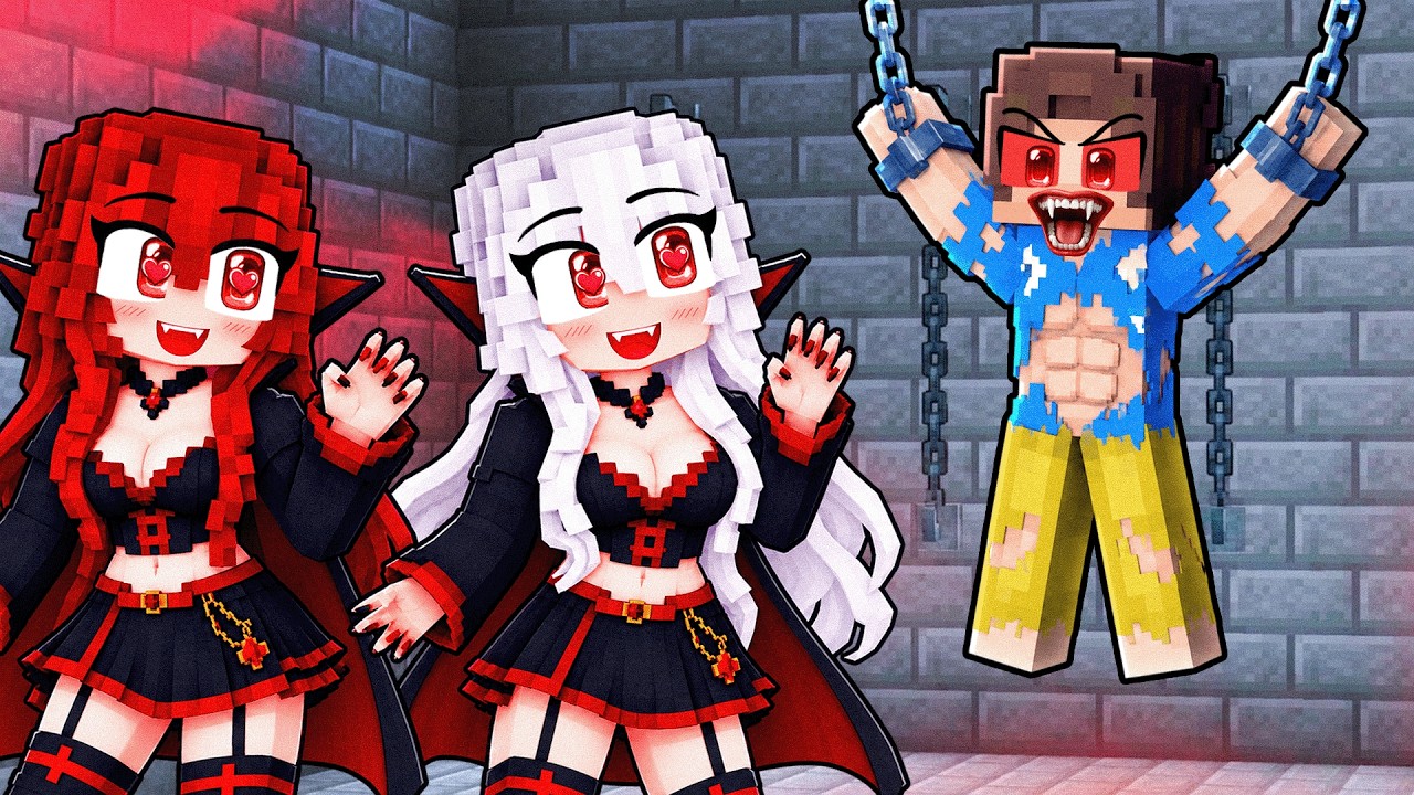 VAMPİR KIZLAR BENİ KAÇIRDI - Minecraft