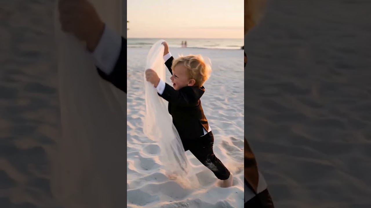 The smallest hero saved the biggest day 💙 #feelgood #weddingday