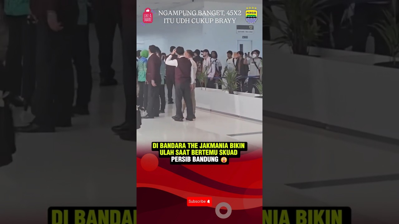 BELUM TERIMA KEKALAHAN, PENDUKUNG PERSIJA BUAT ULAH SAAT BERTEMU THOM HAYE DKK #persib#persija