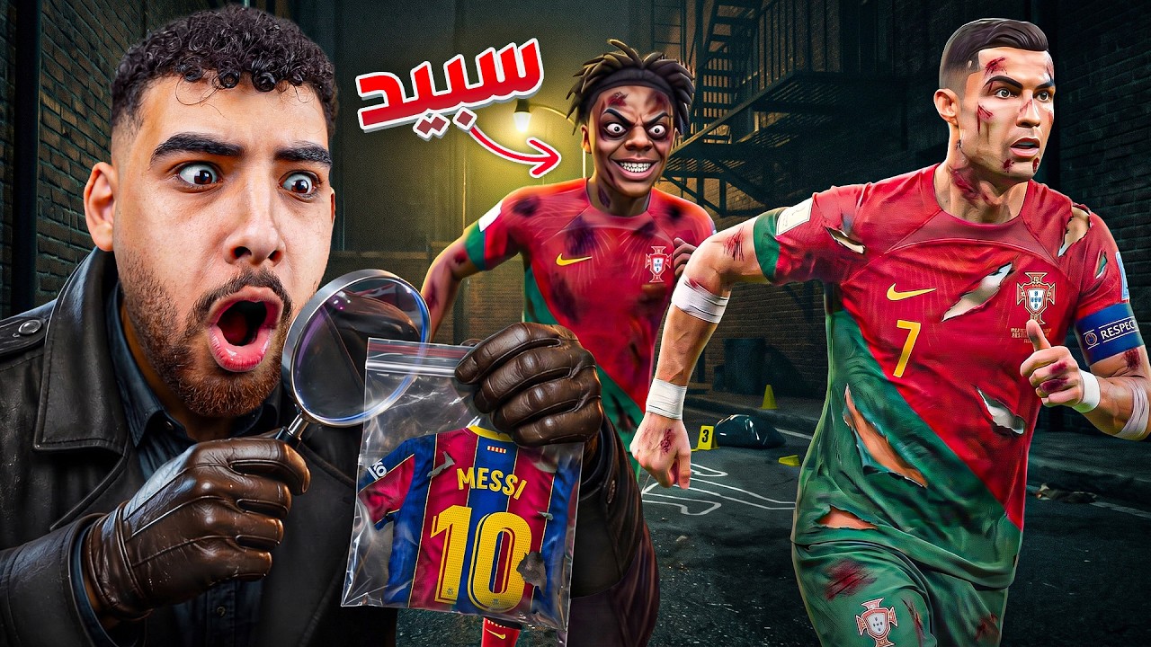 لعبه رعب عن رونالدو وميسي وسبيد هو القاتل☠️😱