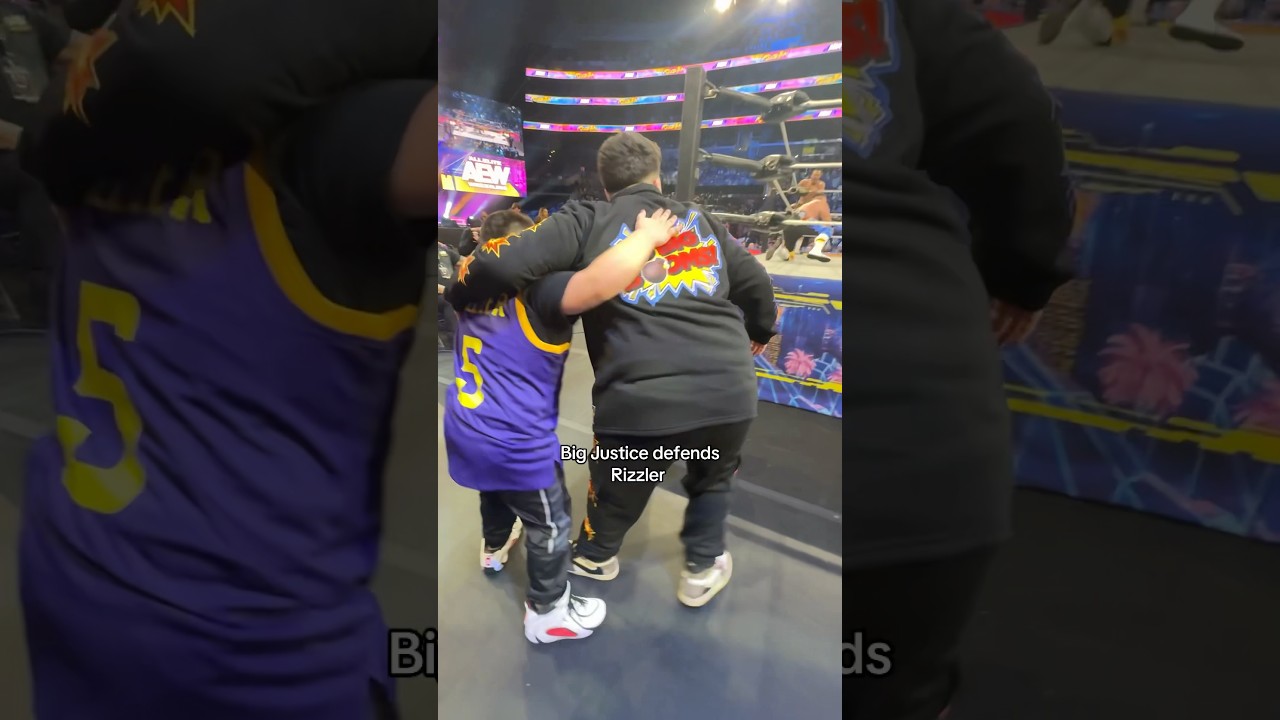 Big Justcie saves Rizzler! @a@a.j.befumoIts@ItsRizTVW